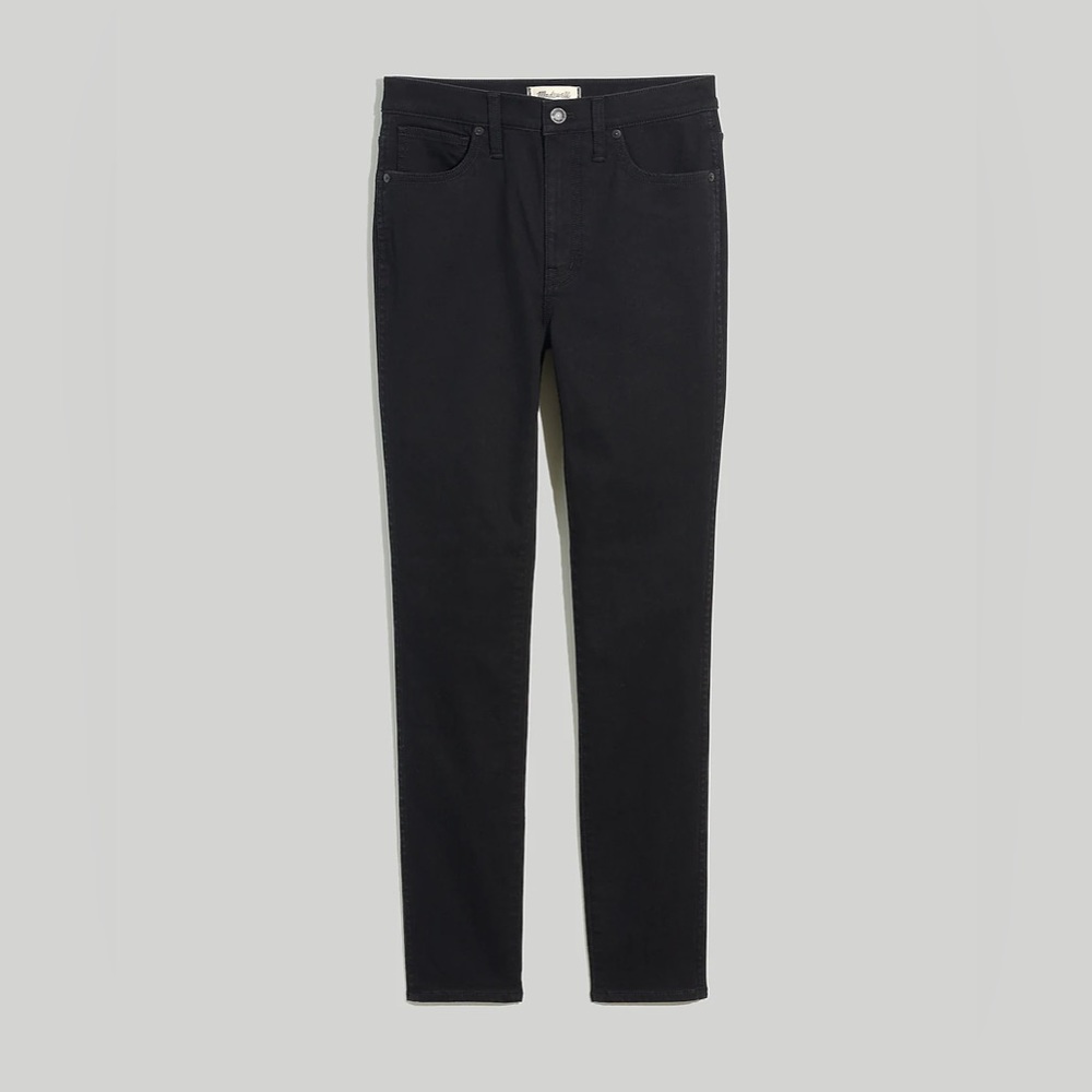 NWOT Madewell 10” High Riser Skinny Skinny Jeans Black